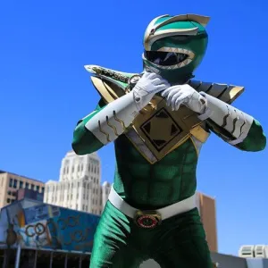 GREEN POWER RANGER bodysuit