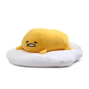 Gudetama 17" Plush: Lazy Egg Laying Down