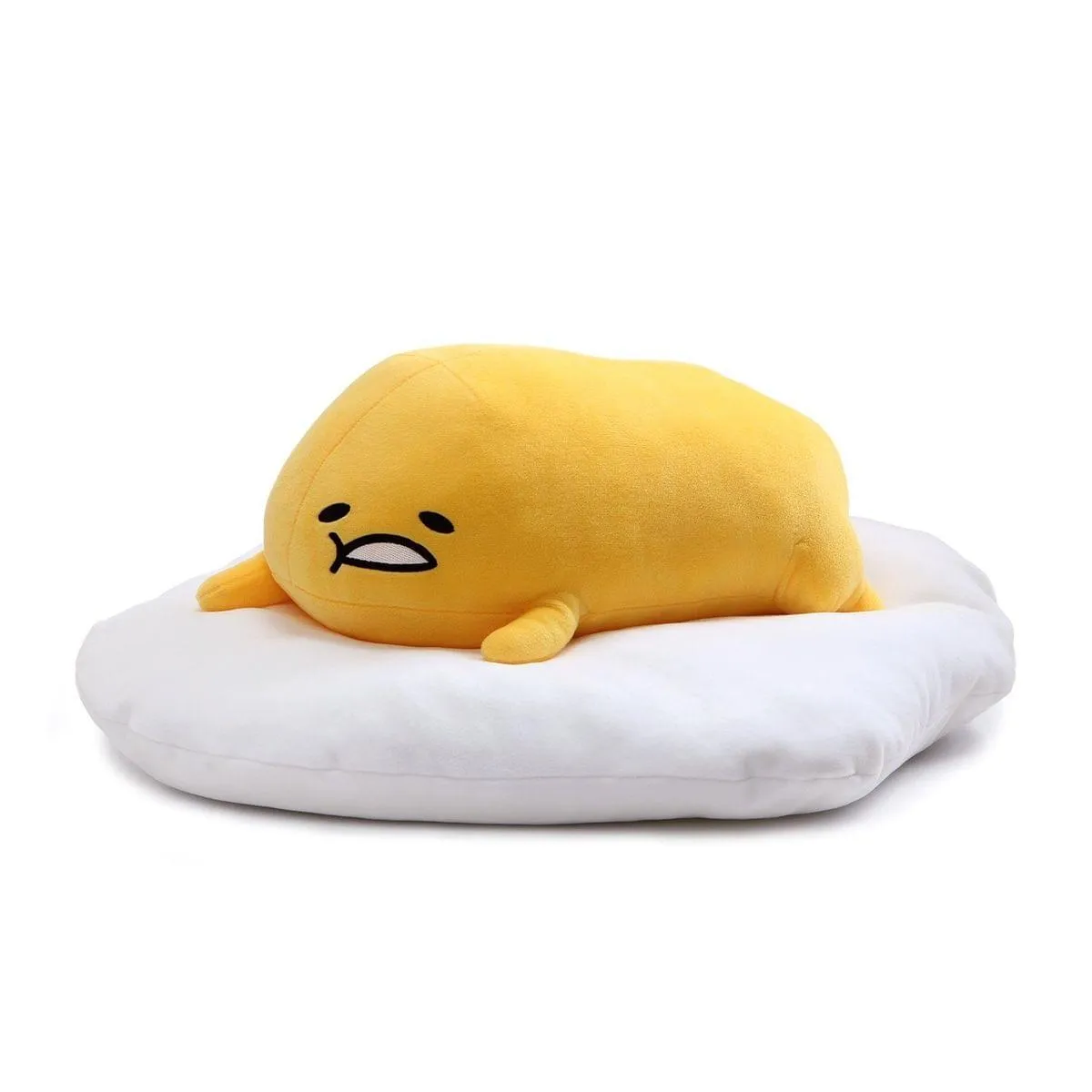Gudetama 17" Plush: Lazy Egg Laying Down