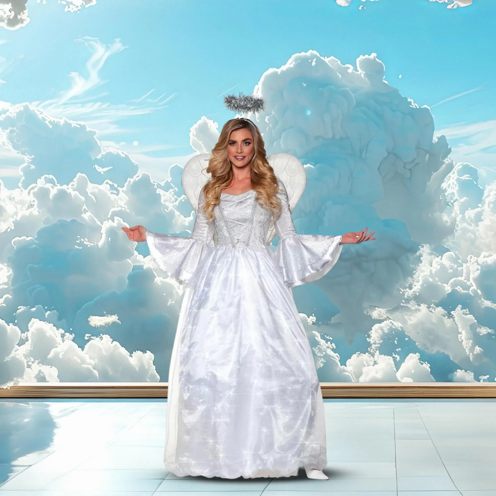 Heavenly Angel Adult Light Up Costume