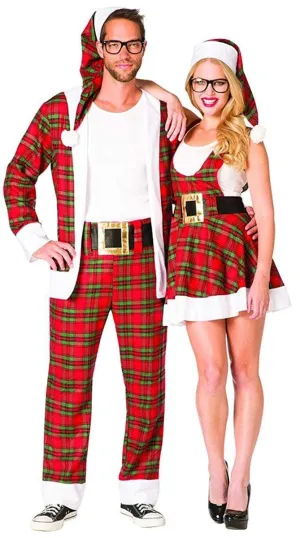 Hipster Mr. Claus Adult Costume