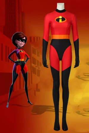 Incredibles 2 Elastigirl Helen Parr Cosplay Costume 40D Jumpsuit