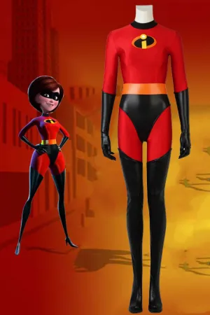 Incredibles 2 Elastigirl Helen Parr Cosplay Costume With Boots