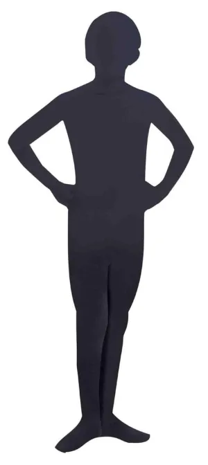 Invisible Man Child Costume Black Skin Suit
