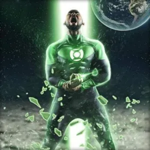 JON STEWART GREEN LANTERN bodysuit