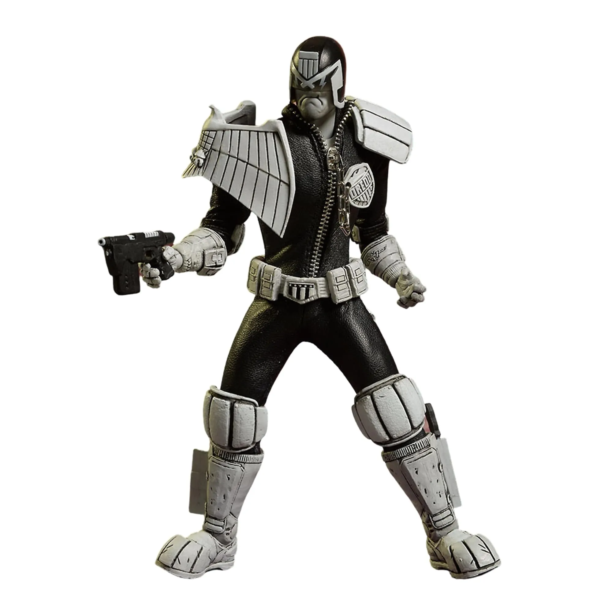 Judge Dredd One:12 Collective Action Figure Black and White NYCC Exclusive