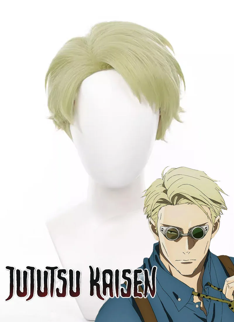 Jujutsu Kaisen Nanami Kento Short Blonde Cosplay Wig TB1682