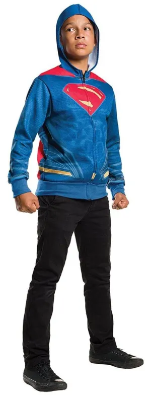 Justice League Movie Superman Costume Hoodie Child