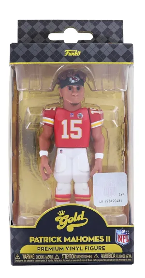 Kansas City Chiefs NFL Funko Gold 5 Inch Vinyl Figure | Patrick Mahomes