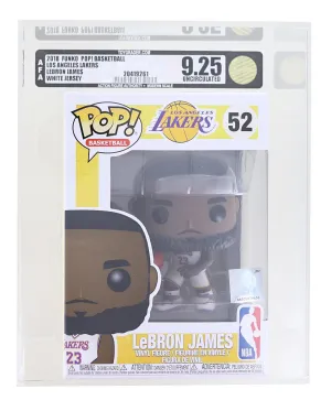 LA Lakers NBA Funko POP Vinyl Figure | Lebron James White Jersey Graded AFA 9.25