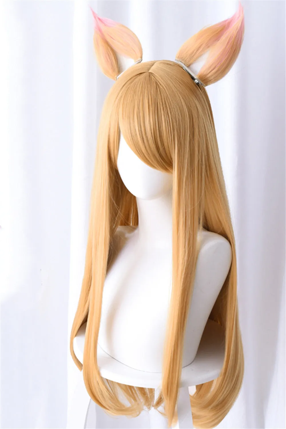 League Of Legends LOL KDA Ahri Cosplay Wig