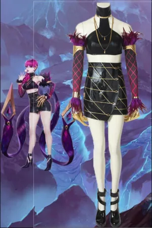 League Of Legends LOL KDA Evelynn Cosplay Costume