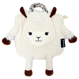 Les Deglingos Corduroy Backpack Plush | Muchachos the Llama