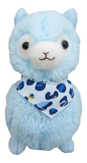 Llama Bandana Alpaca 12" Plush: Blue