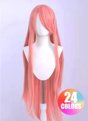 Long Straight Pink Cosplay Wig LW011