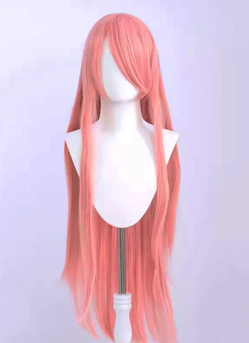 Long Straight Pink Cosplay Wig LW011