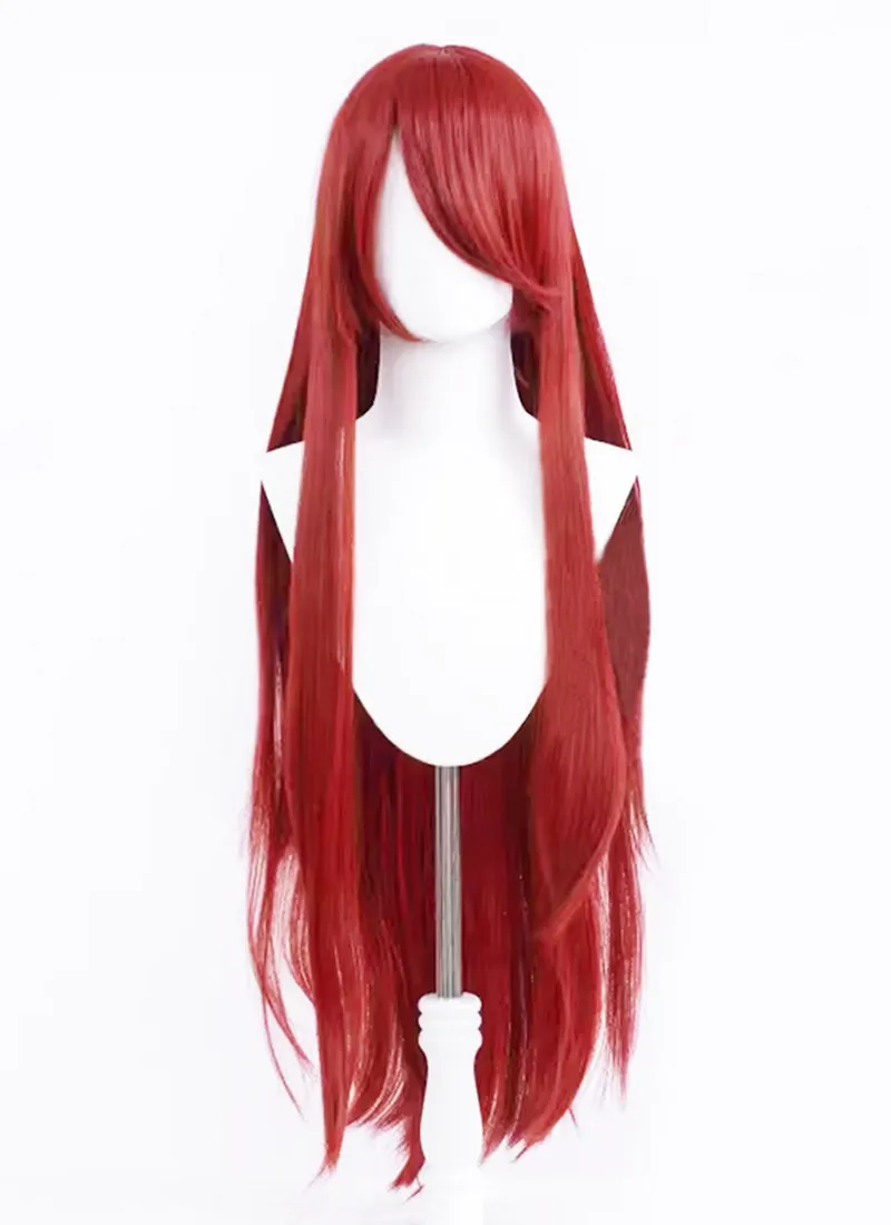 Long Straight Red Cosplay Wig LW005