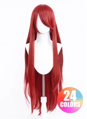 Long Straight Red Cosplay Wig LW005