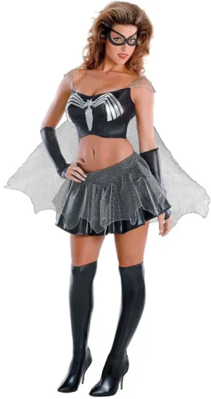 Marvel Black Suited Spider Girl Sexy Prestige Adult Costume