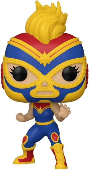 Marvel Luchadores Funko POP Vinyl Figure | Captain Marvel