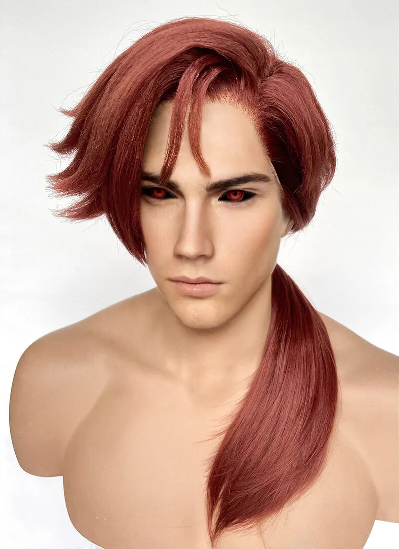 Marvel X-MEN 97 Gambit Straight Yaki Auburn Lace Front Synthetic Men's Wig LF6057