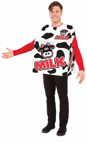 Milk Carton Adult Costume One Size