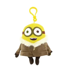 Minion Movie Winter Minion (2 Eyes) Clip-On 5" Plush