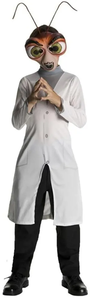 Monsters Vs. Aliens Dr. Cockroach Costume Child