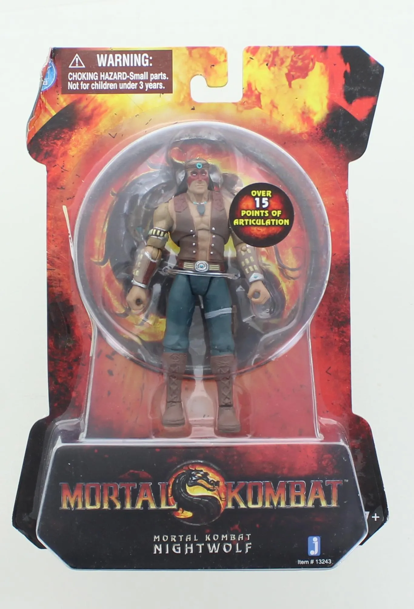 Mortal Kombat 4 Inch Nightwolf Action Figure | Damaged Package