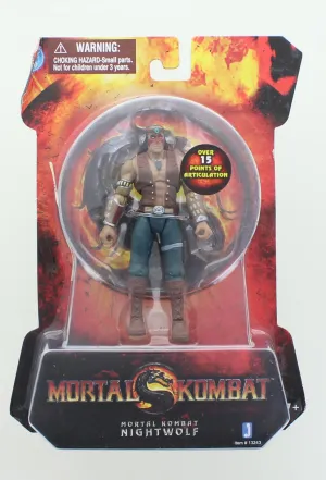 Mortal Kombat 4 Inch Nightwolf Action Figure | Damaged Package