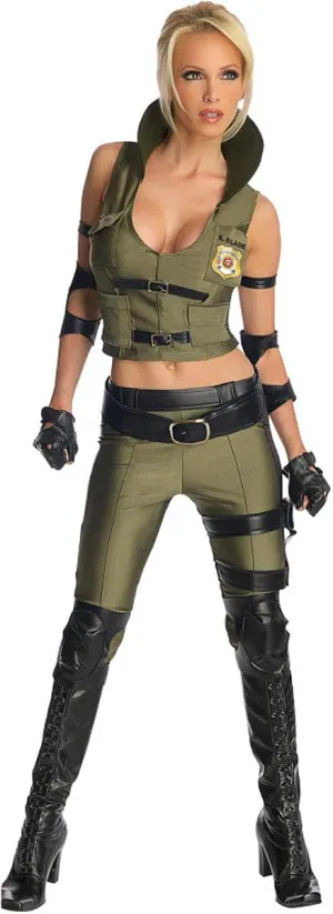 Mortal Kombat Sexy Sonya Blade Costume Adult