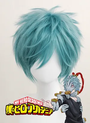 My Hero Academia Tomura Shigaraki Short Wavy Green Anime Cosplay Wig ZB241
