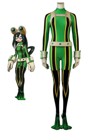 My Hero Academia Tsuyu Asui Cosplay Costume Hero Costume