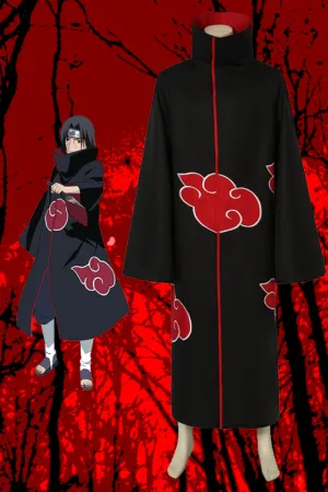 NARUTO Akatsuki Uchiha Itachi Cosplay Costume