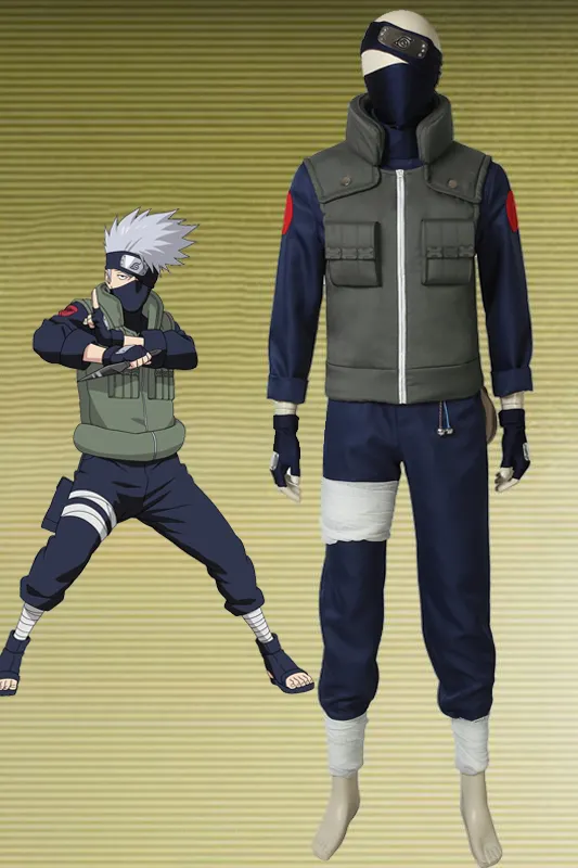 Naruto Hatake Kakashi Cosplay Costume New Style