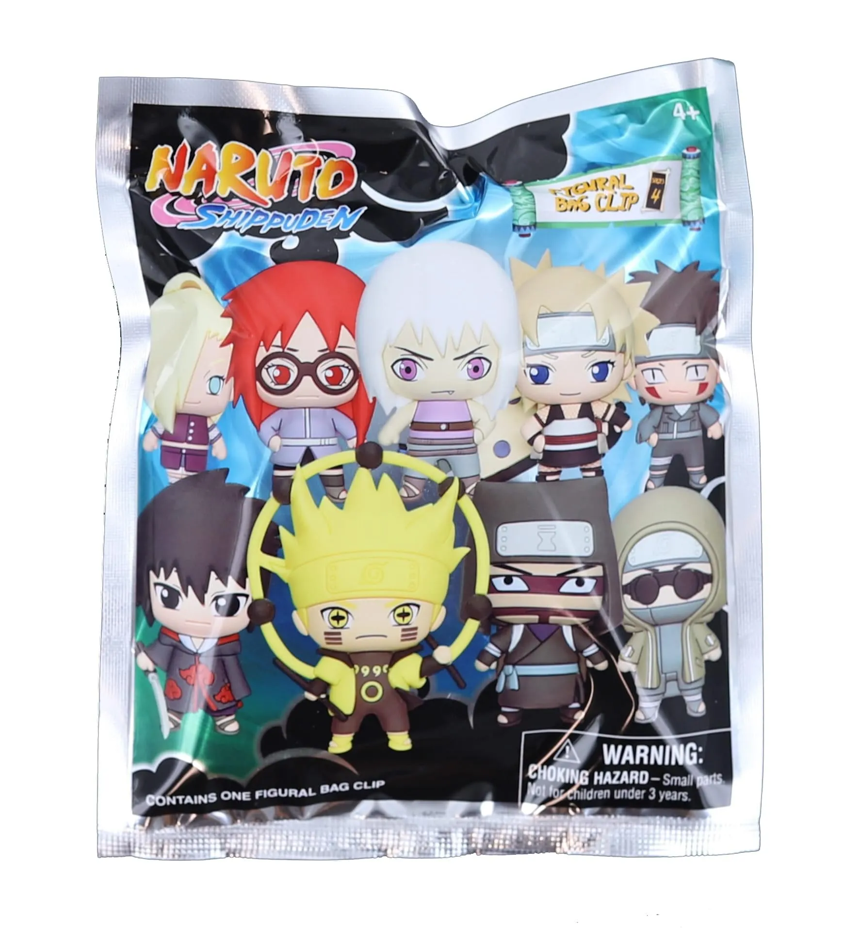Naruto Shippuden Series 4 3D Foam Bag Clip | One Random