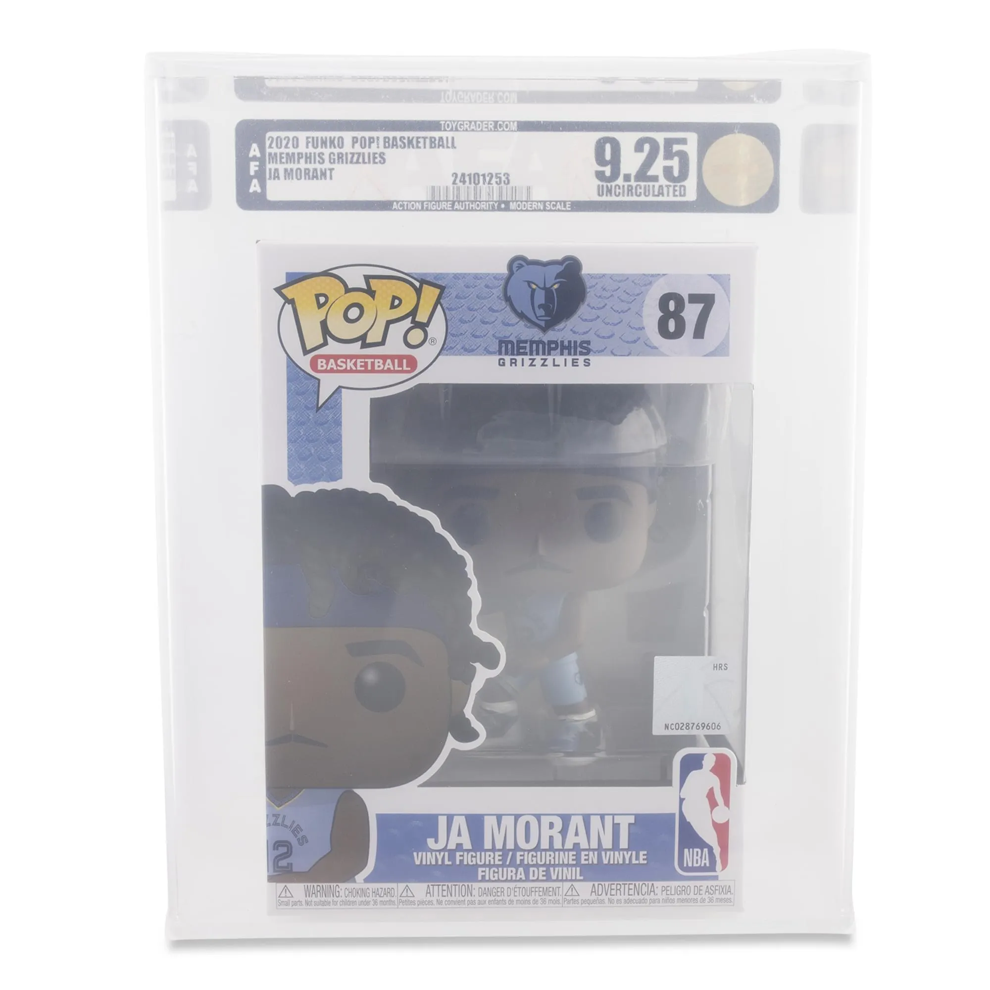 NBA Memphis Grizzlies Funko POP | Ja Morant (Alternate) | Rated AFA 9.25