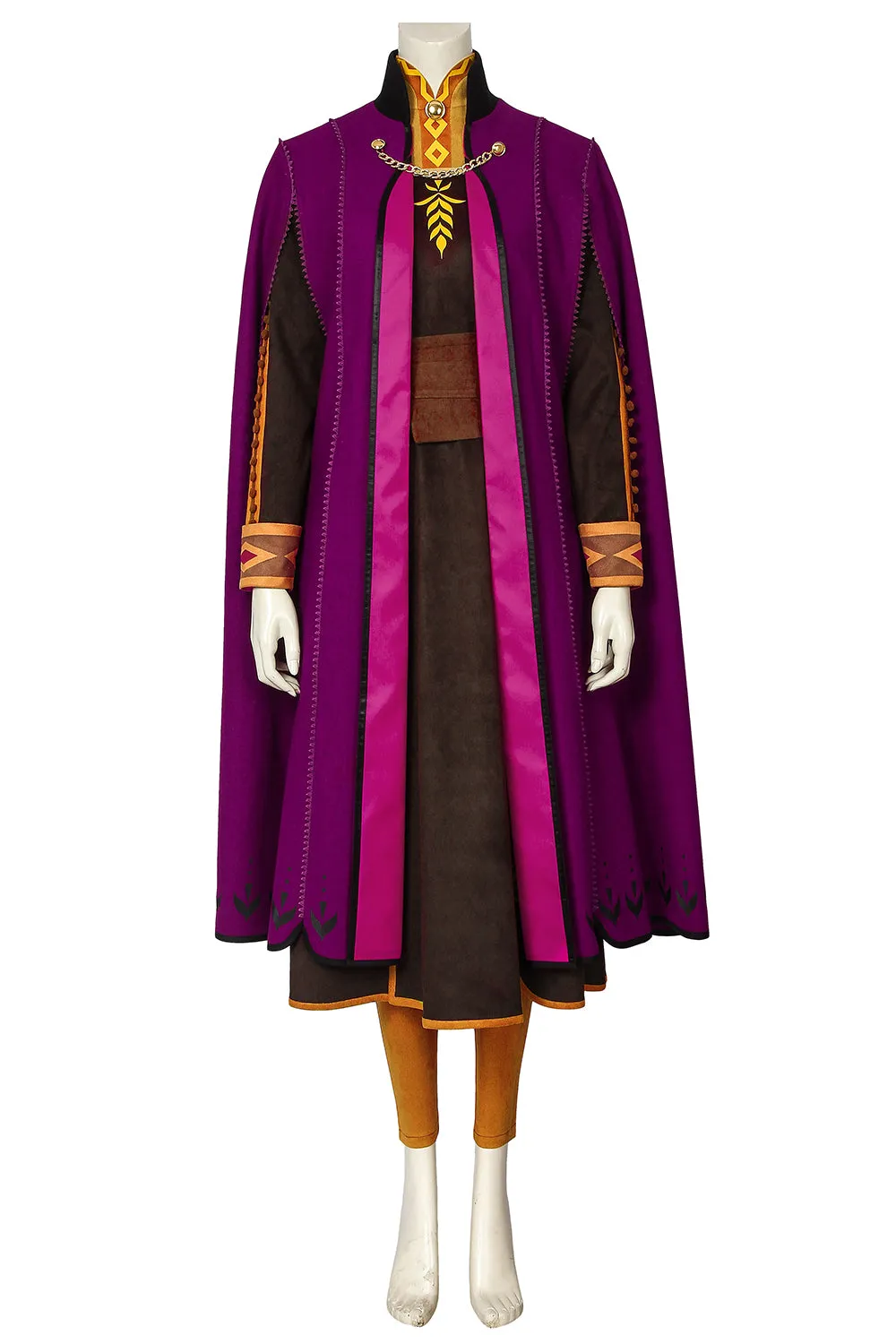 New Frozen 2 Anna Cosplay Costume