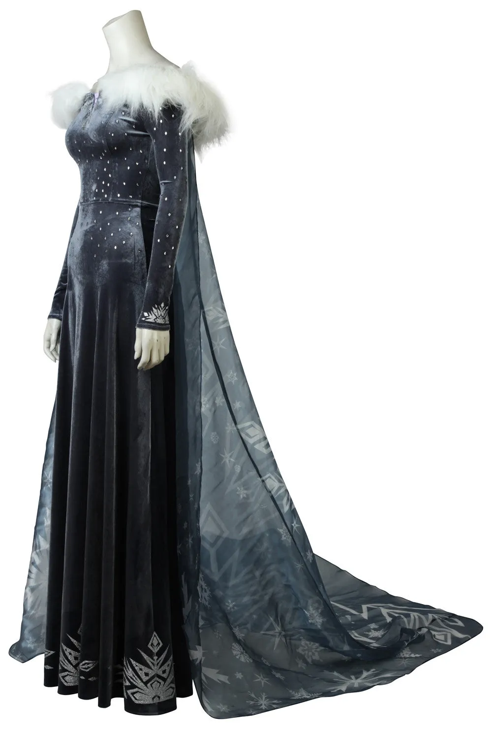 Olaf's Frozen Adventure Anime Elsa Cosplay Costume