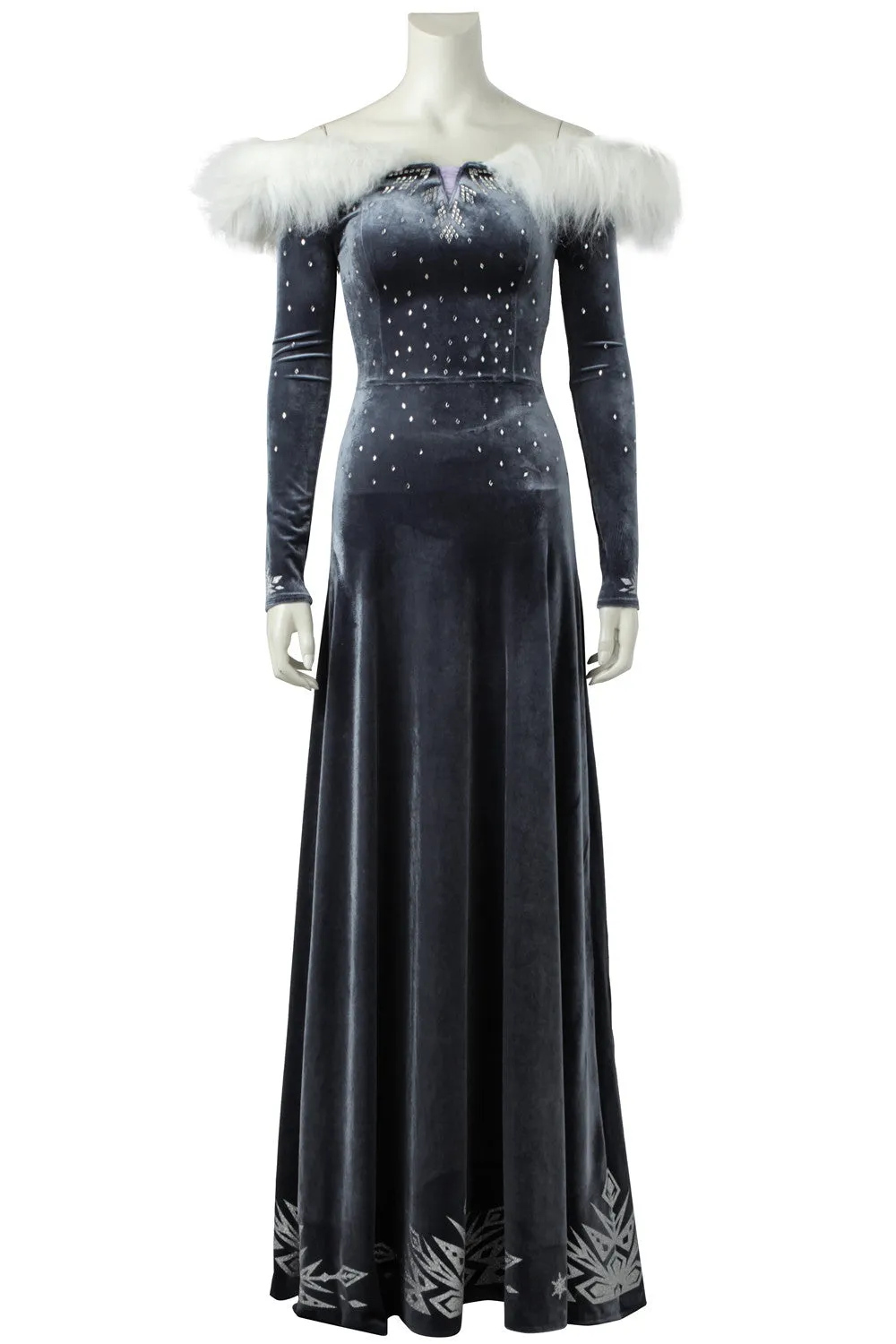 Olaf's Frozen Adventure Anime Elsa Cosplay Costume