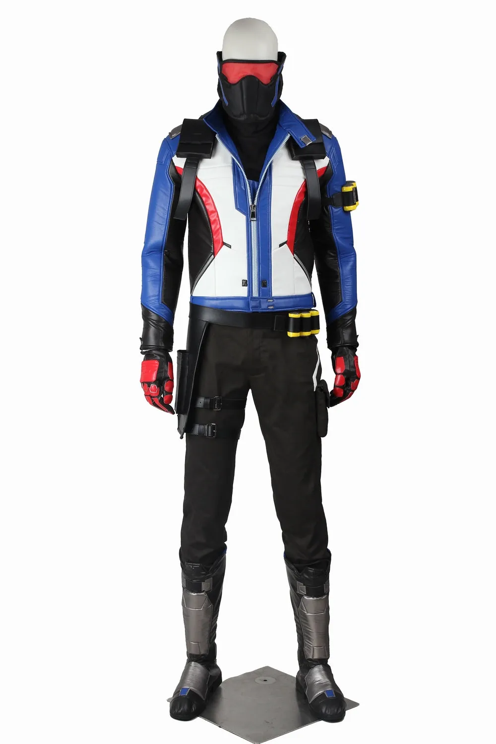 Overwatch OW Soldier 76 John Jack Morrison Cosplay Costume With Boots