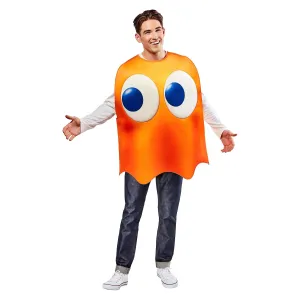 PAC-MAN CLYDE Ghost Adult Costume | One Size