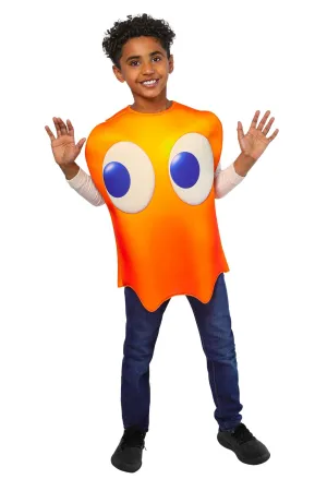 PAC-MAN CLYDE Ghost Child Costume | One Size