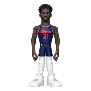 Philadelphia 76ers NBA Funko Gold 5 Inch Vinyl Figure | Joel Embiid CHASE