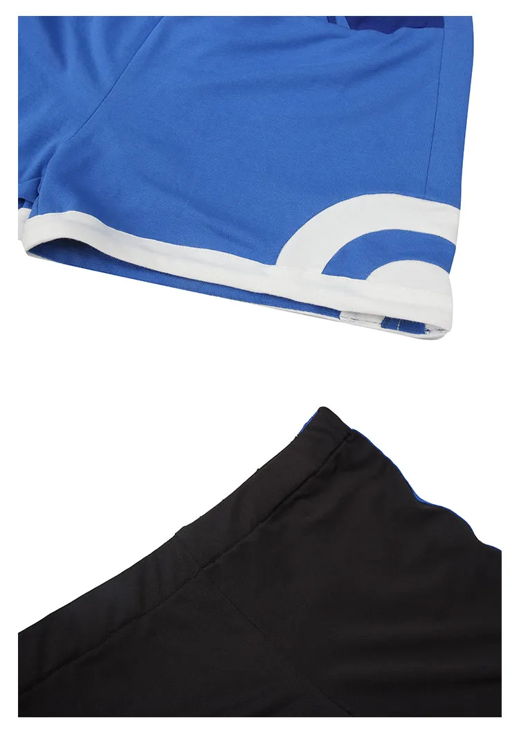 Pokemon Go Blue Team Trainer Uniform Cosplay Costume For Women With Hat