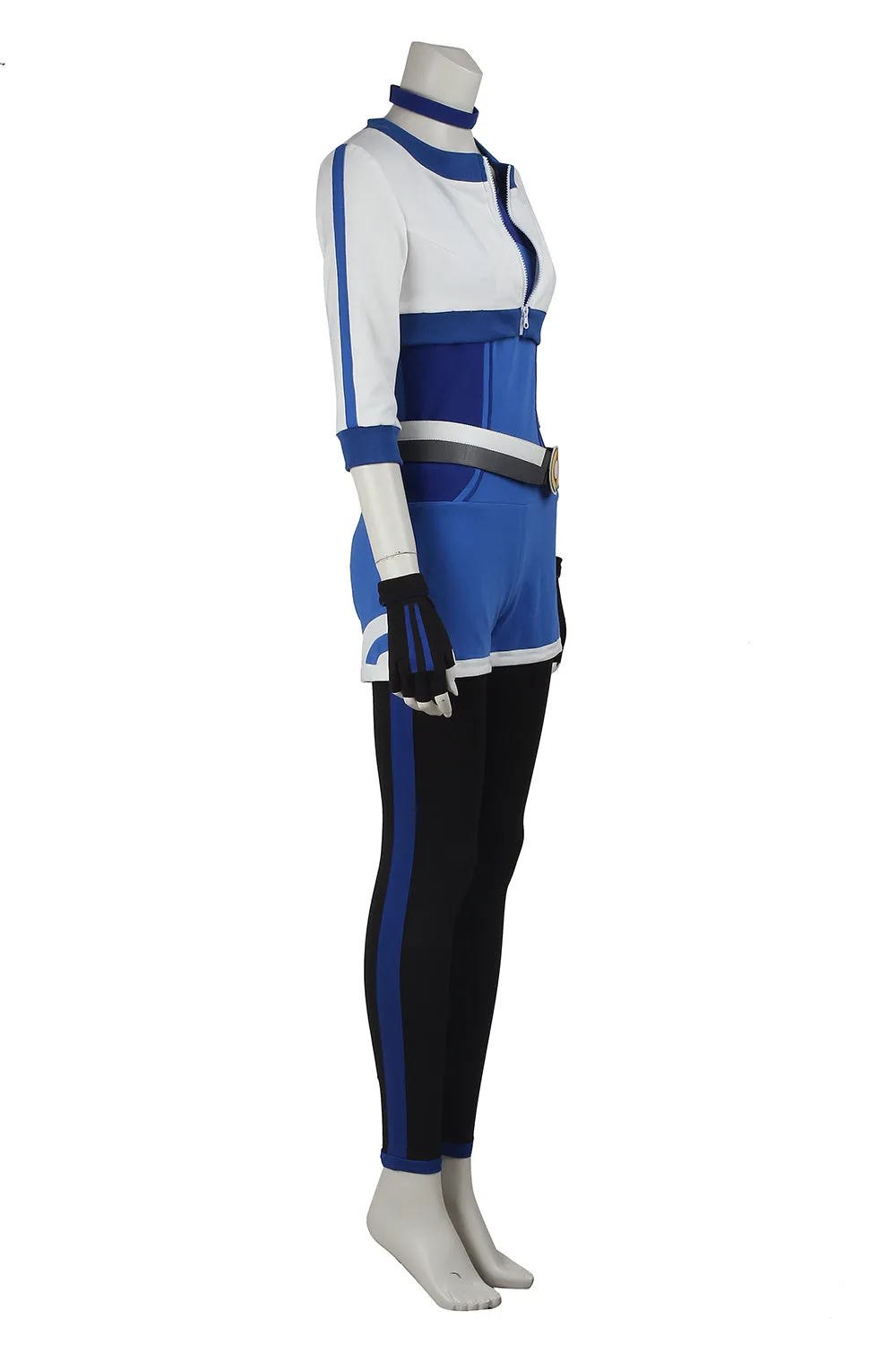 Pokemon Go Blue Team Trainer Uniform Cosplay Costume For Women With Hat