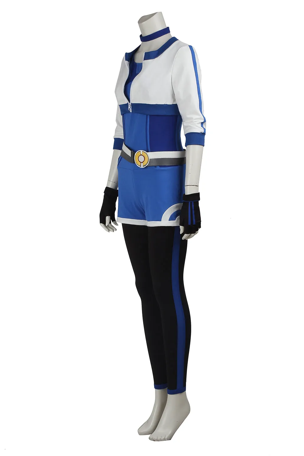 Pokemon Go Blue Team Trainer Uniform Cosplay Costume For Women With Hat