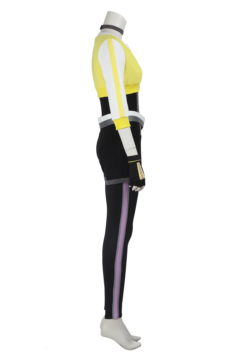 Pokemon Go Yellow Team Trainer Uniform Cosplay Costume For Women With Hat