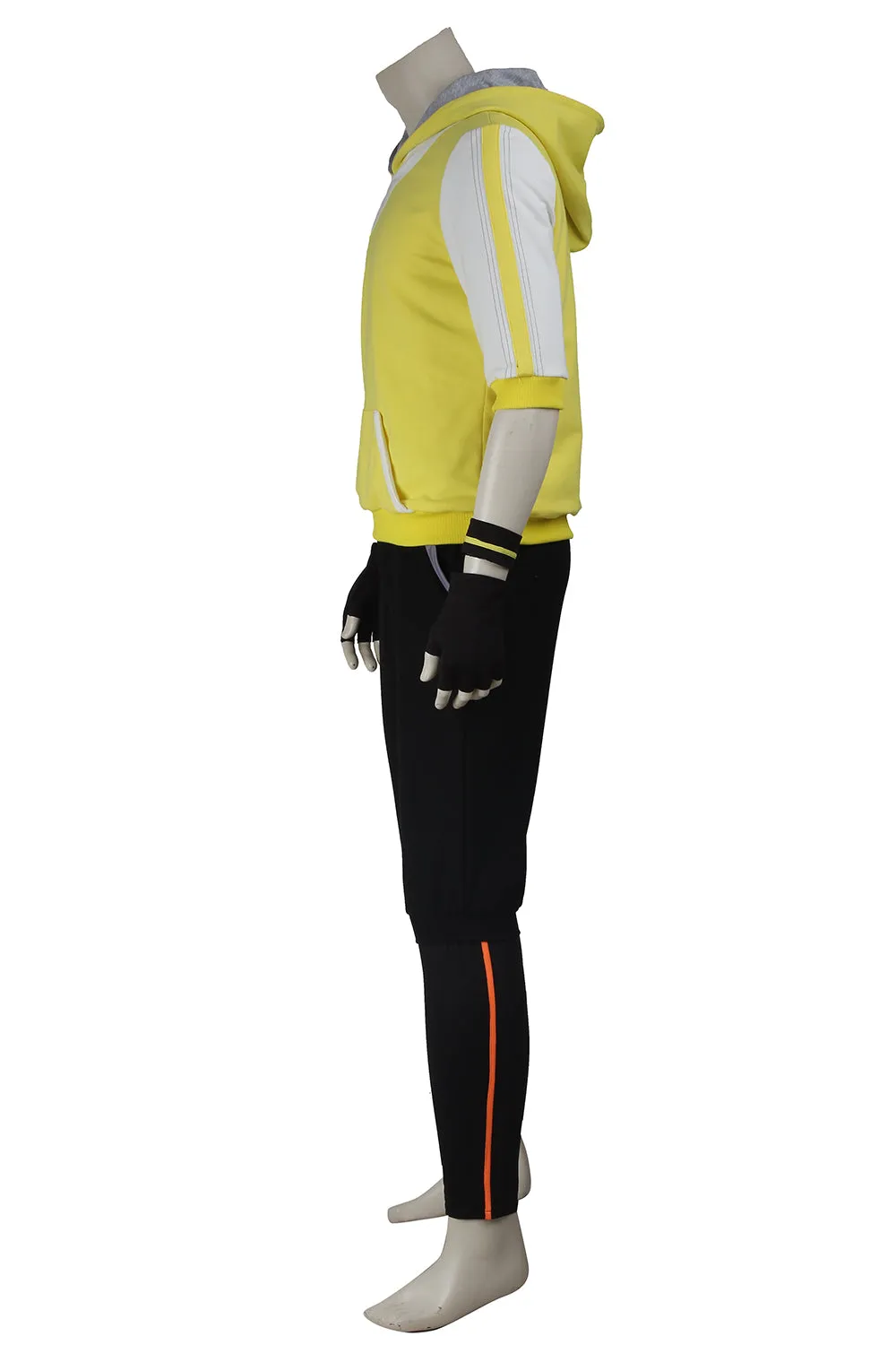 Pokemon Go Yellow Team Valor Mystic Instinct Trainer Cosplay Costume For Men With Hat