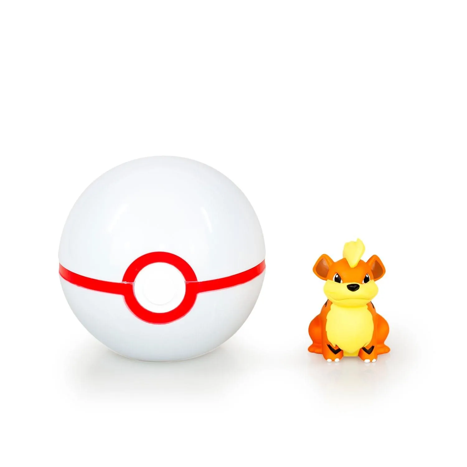 Pokmon Clip 'N' Carry Pok Ball & Growlithe Set | Includes Ball & 2" Growlithe Figure